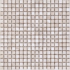 Плитка Мозаїка Mozaico de LUX K-MOS TRAVERTINO T.U. BIANCO 30,5х30,5 см, 1кв.м.