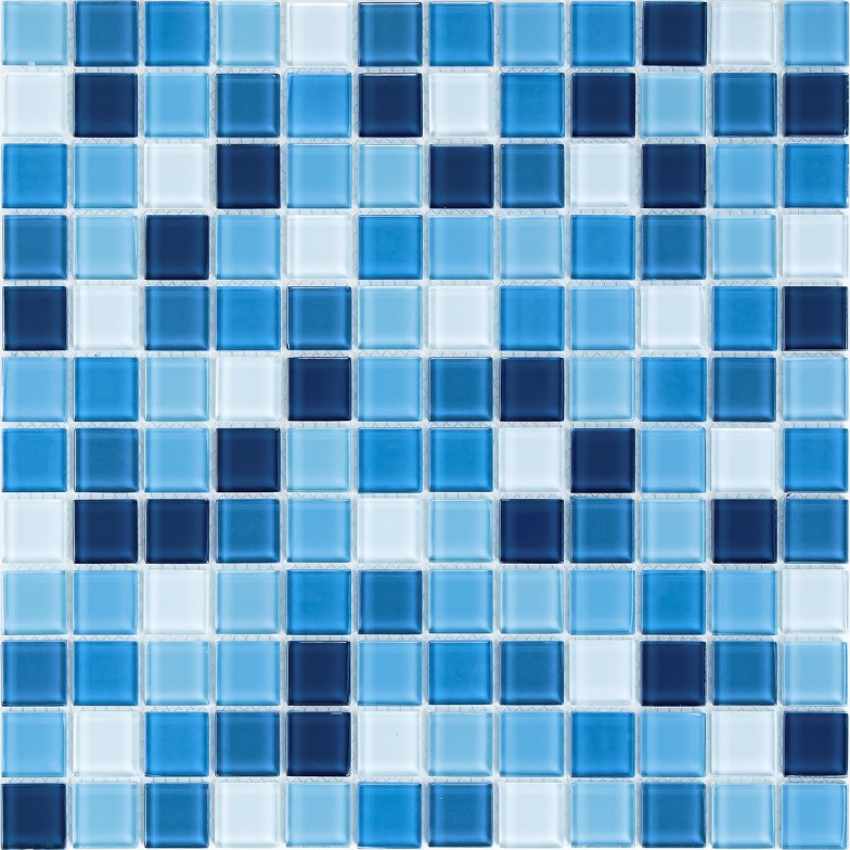 Плитка Мозаїка Mozaico de LUX S-MOS HT B25B23B21B20B19B18 AZURO MIX 30х30 см, 1кв.м.