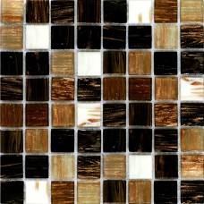 Плитка Мозаїка Mozaico de LUX R-MOS 20G8810525154501112 BROWN SUNSET