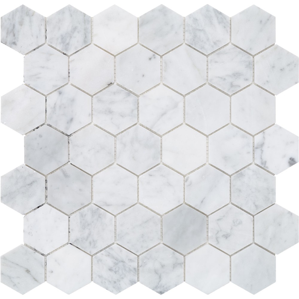 Плитка Мозаїка MOZAICO DE LUX C-MOS HEXAGON BIANCO CARRARA POL 30,5х30,5 см, 1кв.м. Плитка Мозаїка MOZAICO DE LUX C-MOS HEXAGON BIANCO CARRARA POL 30,5х30,5 см, 1кв.м.
