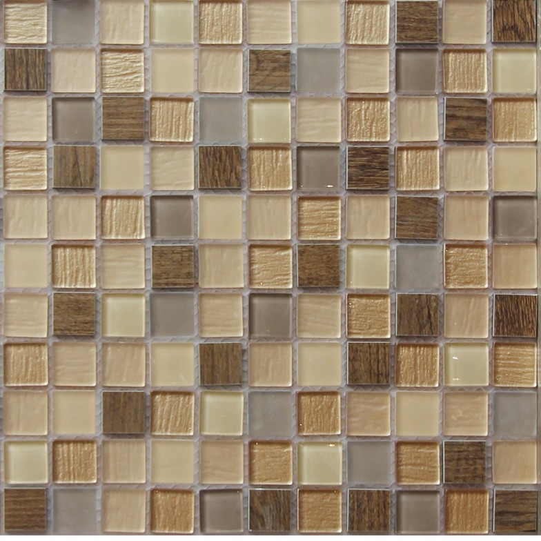 Плитка МОЗАЇКА MOZAICO DE LUX S-MOS HS4162-011A-4 LIGHT WOOD
