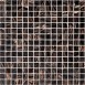 Плитка Мозаїка Mozaico de LUX K-MOS CBB003 DARK BROWN