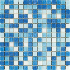 Плитка Мозаїка Stella di Mare R-MOS B1131323335 мікс блакитний-5 (на папері) 32,7х32,7 см, 1кв.м.