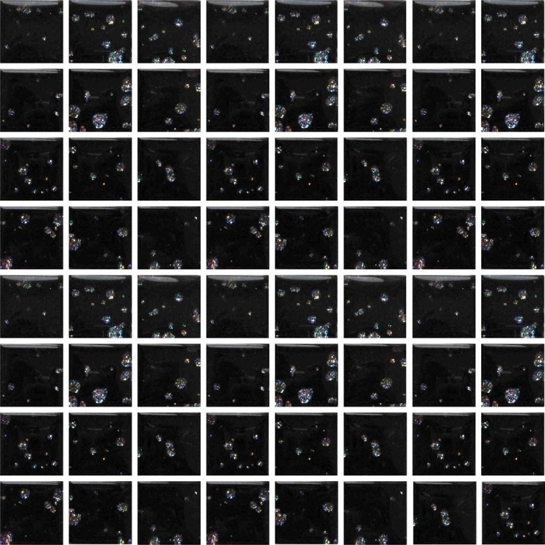 Плитка Мозаїка Mozaico de LUX T-MOS BG702-B (BG02) (L)SPARCLE BLACK 30х30 см, 1кв.м.