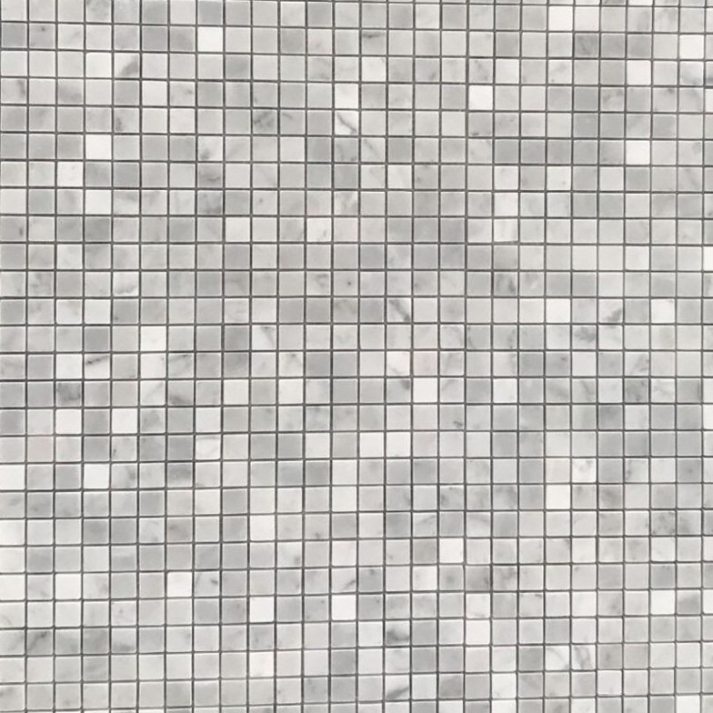 Плитка Мозаїка Mozaico de Lux Stone C-MOS BIANCO CARRARA POL 1кв.м.