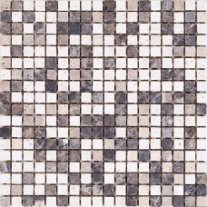 Плитка Мозаїка Mozaico de LUX K-MOS TRAVERTINO MIX EMPERADOR (15X15)