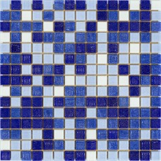 Плитка Мозаїка Stella di Mare R-MOS MIX B11243736 синій на папері 20x20