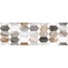 Плитка CERAMICA DESEO ARABESQUE GREY DECOR