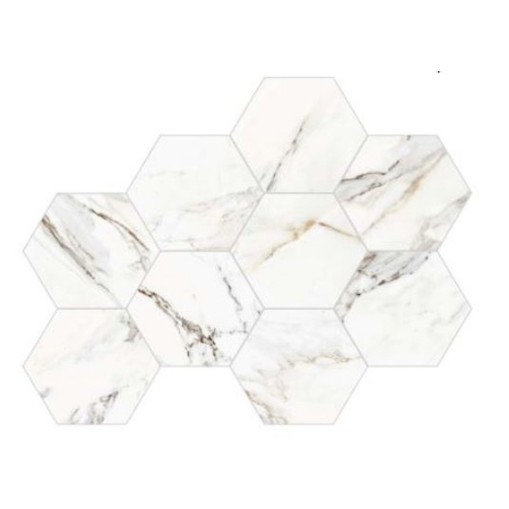 Плитка Керамограніт ALMERA CERAMICA (SPAIN) CALACATTA GOLD HEX