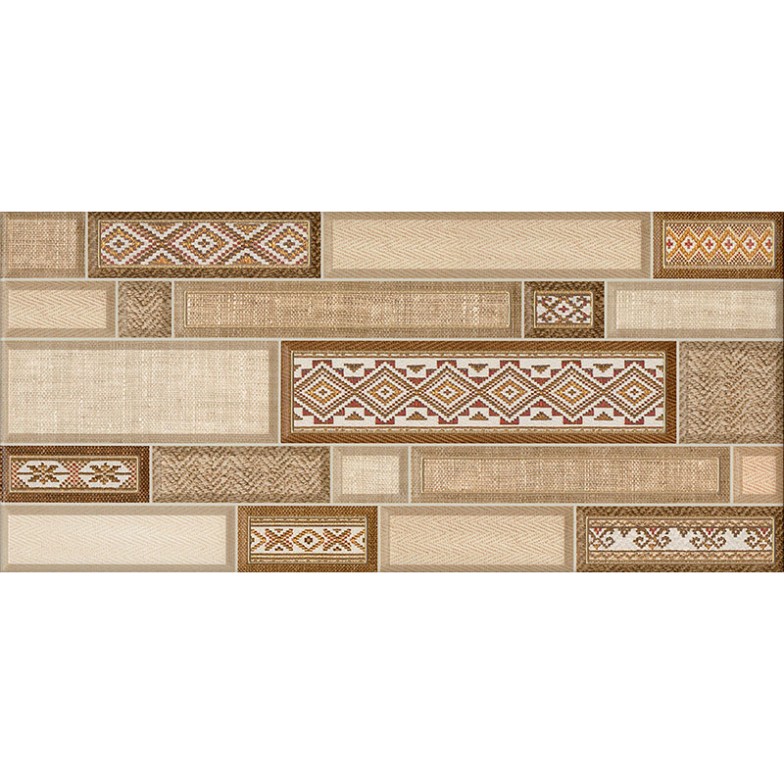 Плитка Декор Textile 031 InterCerama    230x500    (216502)
