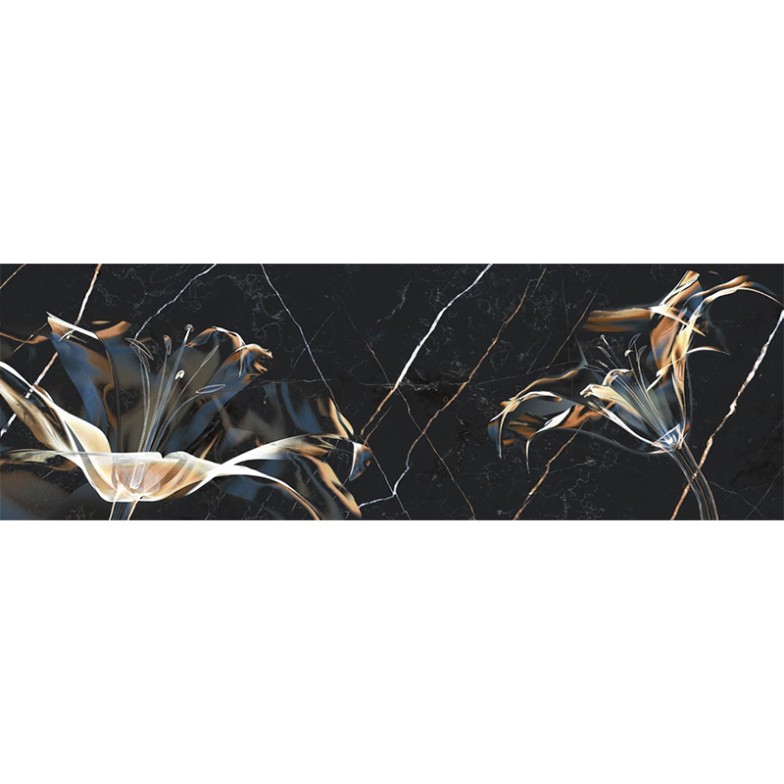 Плитка Декор Dark Marble 082 InterCerama    300x900    (285406)