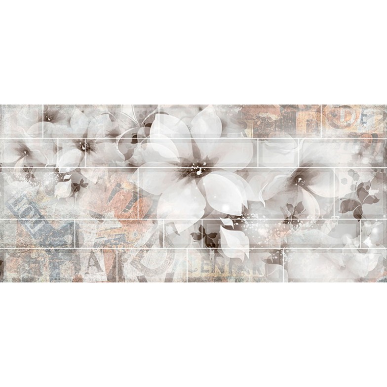 Плитка Декор Metro Grey 071-1 InterCerama    230x500    (109104)