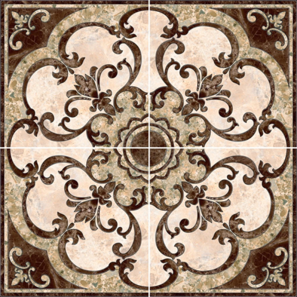 Плитка Декор-панно Emperador 031 InterCerama    860x860    (455705)