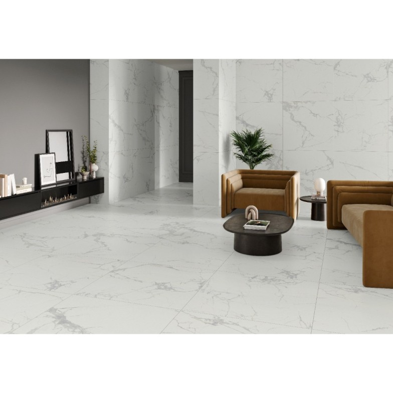 Плитка P.E. FARAYA WHITE SAT RECT-ALMERA CERAMICA (SPAIN)