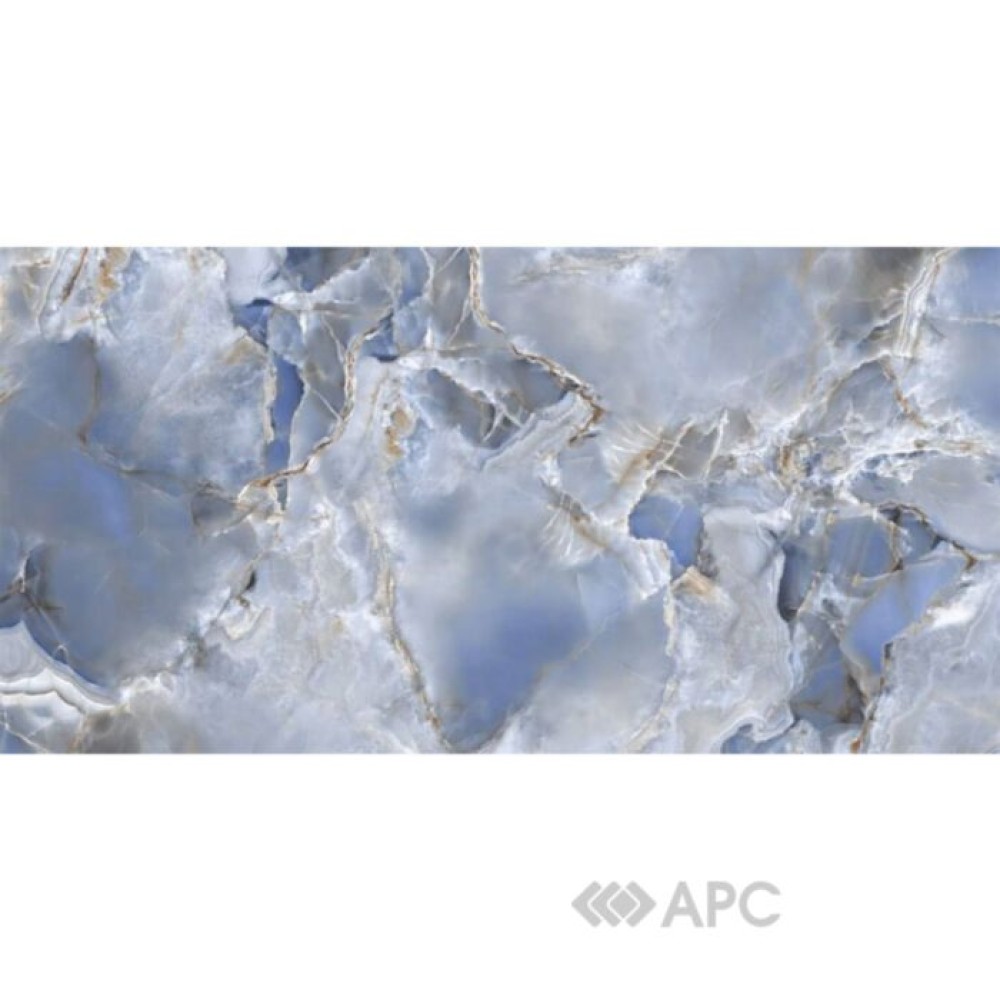 Керамограніт TEO Ceramics Itaka Cobalt Full Lappato F P Rec 60*120 см блакитний