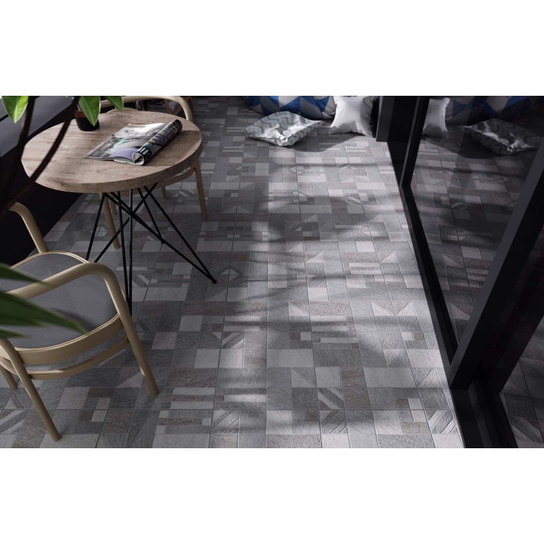 Плитка Misto Mattone сірий 400x400x7