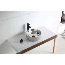 Умивальник Moon glow срібний 410x410