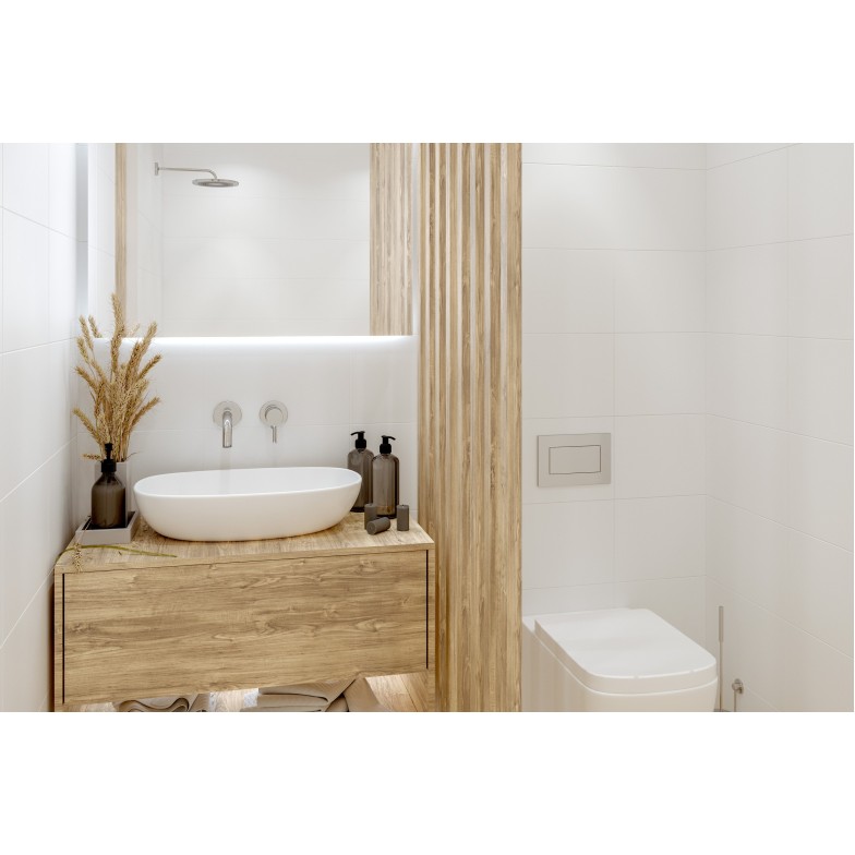 Плитка White  білий 250x400