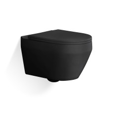 Унітаз підвісний Easy-Clean Rim "Opal Modern (black)"