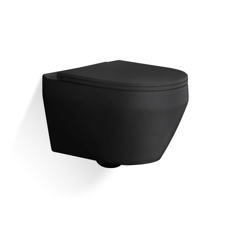 Унітаз підвісний Easy-Clean Rim "Opal Modern (black)"