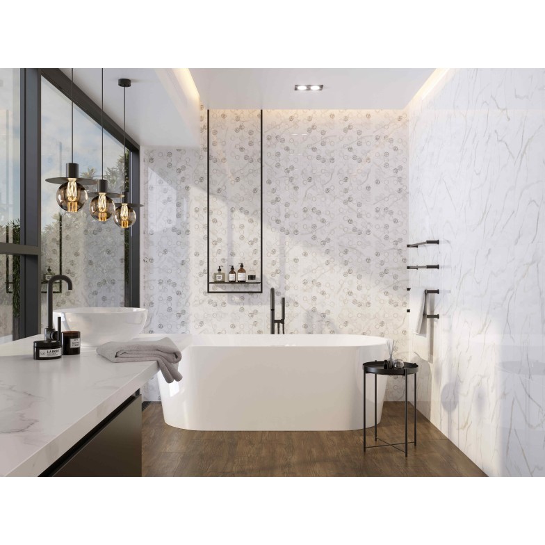 Плитка Alta diamonds білий 300x600