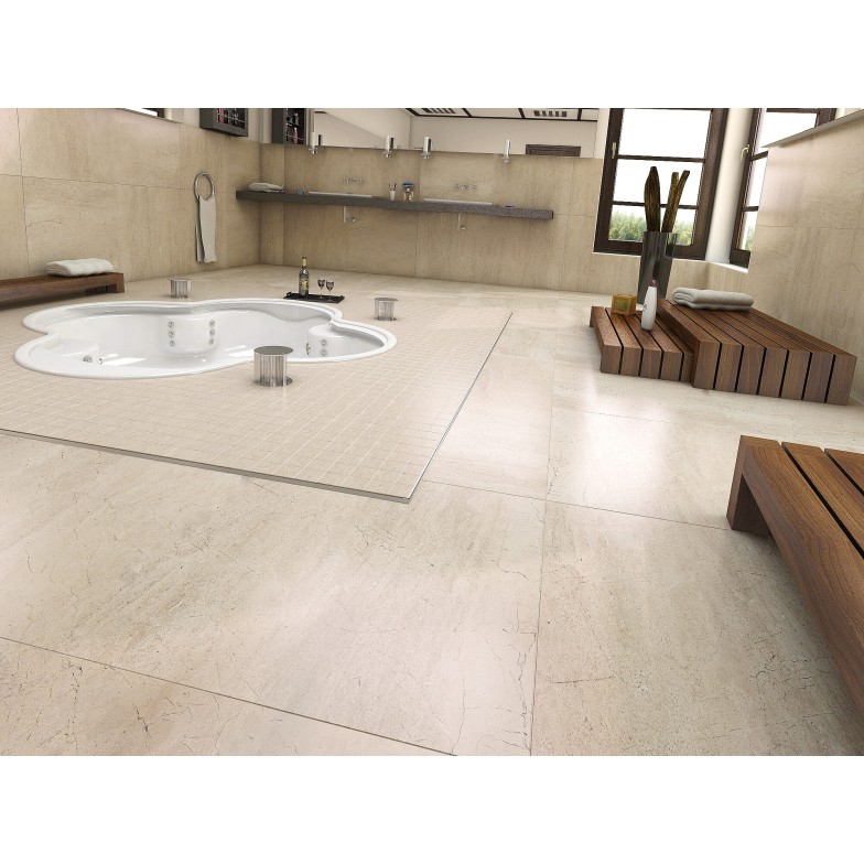 Плитка Crema Marfil бежевий 1200х600x8