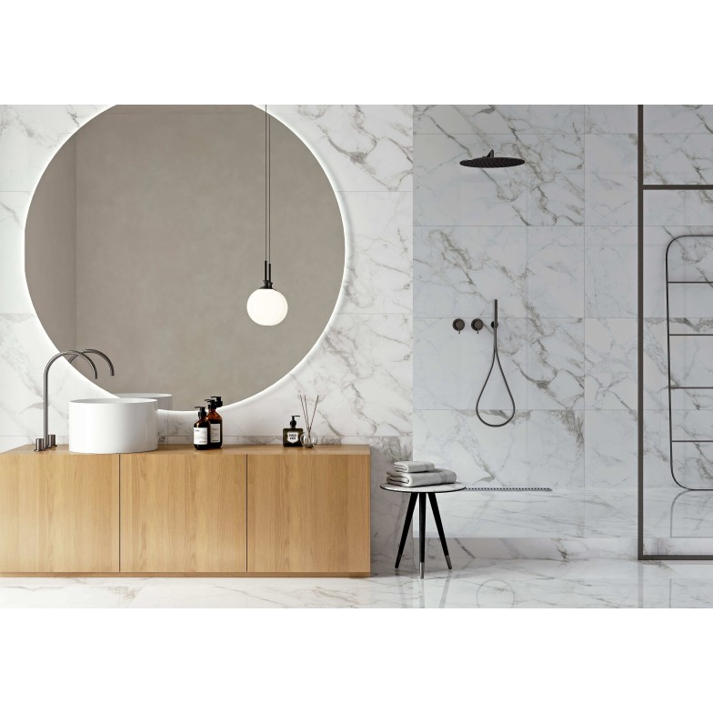 Плитка Calacatta Extra білий 1200х600х8