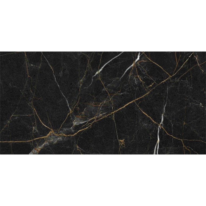 Плитка Marmo Perlanera чорний 1200х600х8