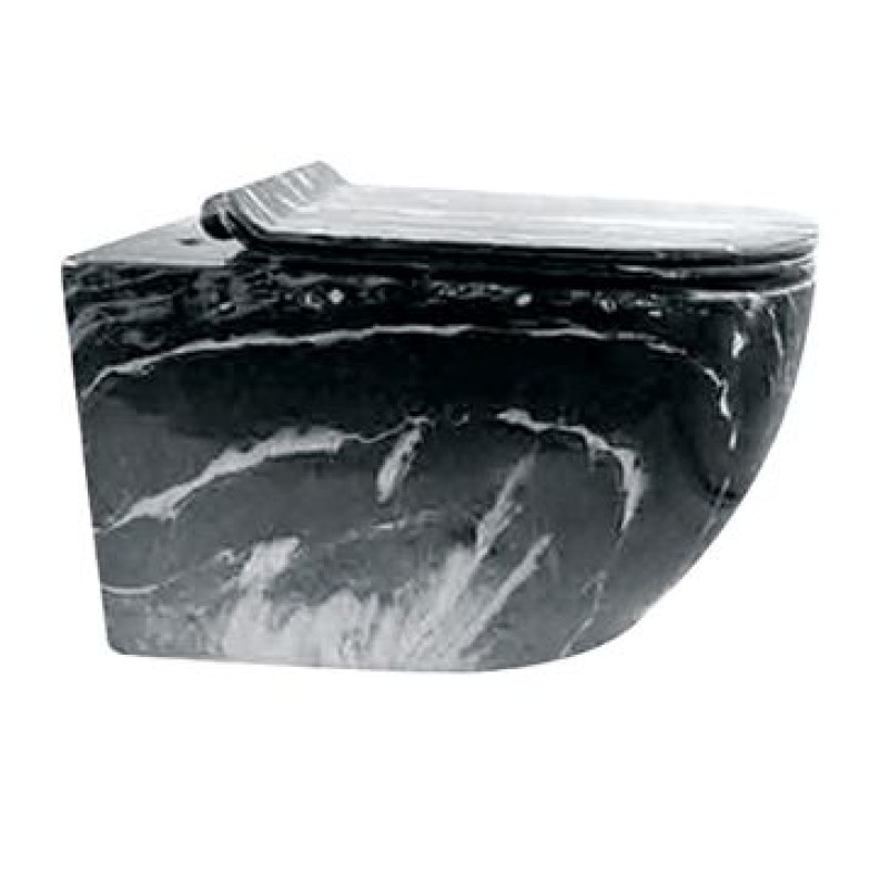 Унітаз підвісний Easy-Clean Rim "Marble dusk"