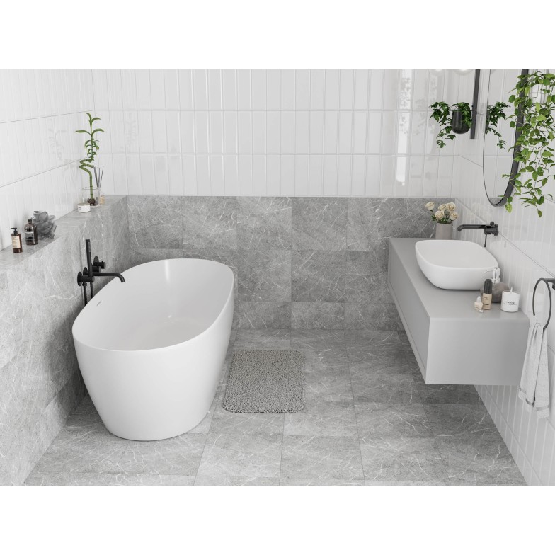 Плитка Lara сірий 400х400x7