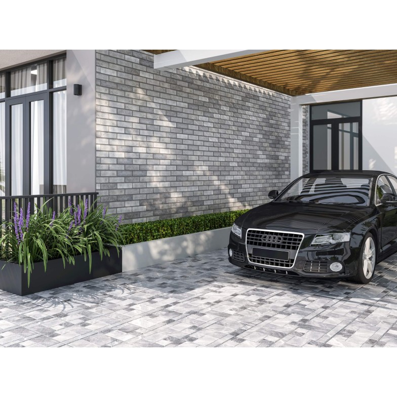 Плитка Stone Brick світло-сірий 300х300x7