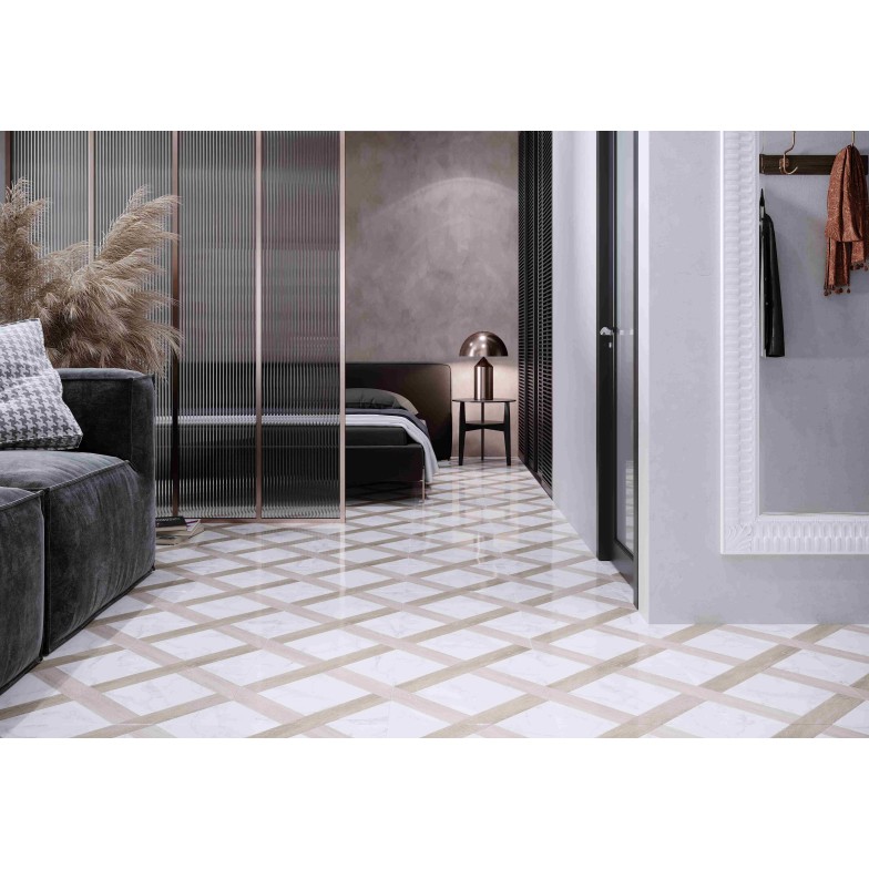 Плитка Marmo Wood білий 400х400х7