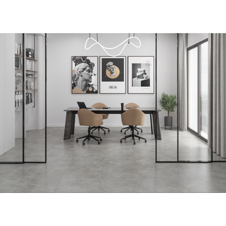 Плитка Nordic сірий 600x600x8