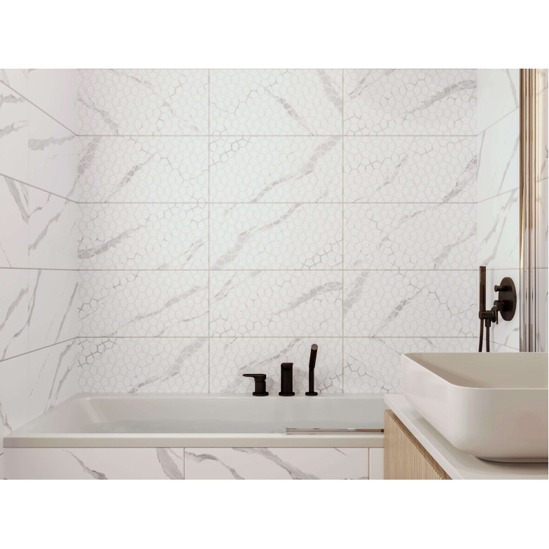 Плитка Marmo Modena Rete білий 300х600