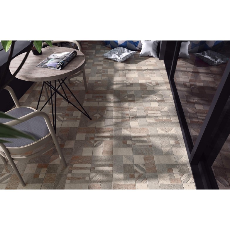 Плитка Misto Mattone коричневий 400x400x7