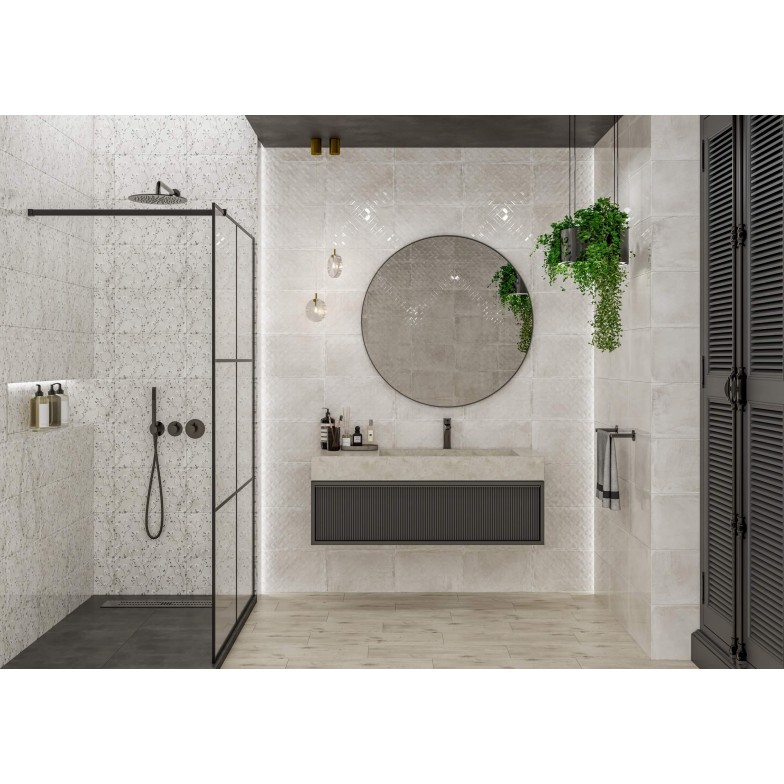 Плитка Sweet Home айворі рельєф 250x400