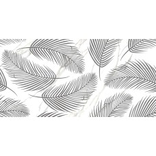 Плитка Nero E Bianco leaf сірий 300x600