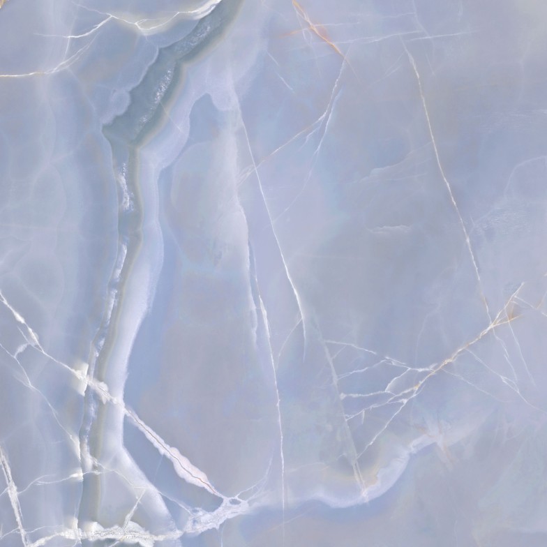 Плитка Onyx Blue блакитний 600х600х8