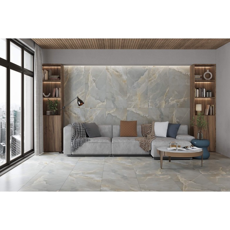 Плитка Onyx Rio Grande світло-сірий 1200x600x8
