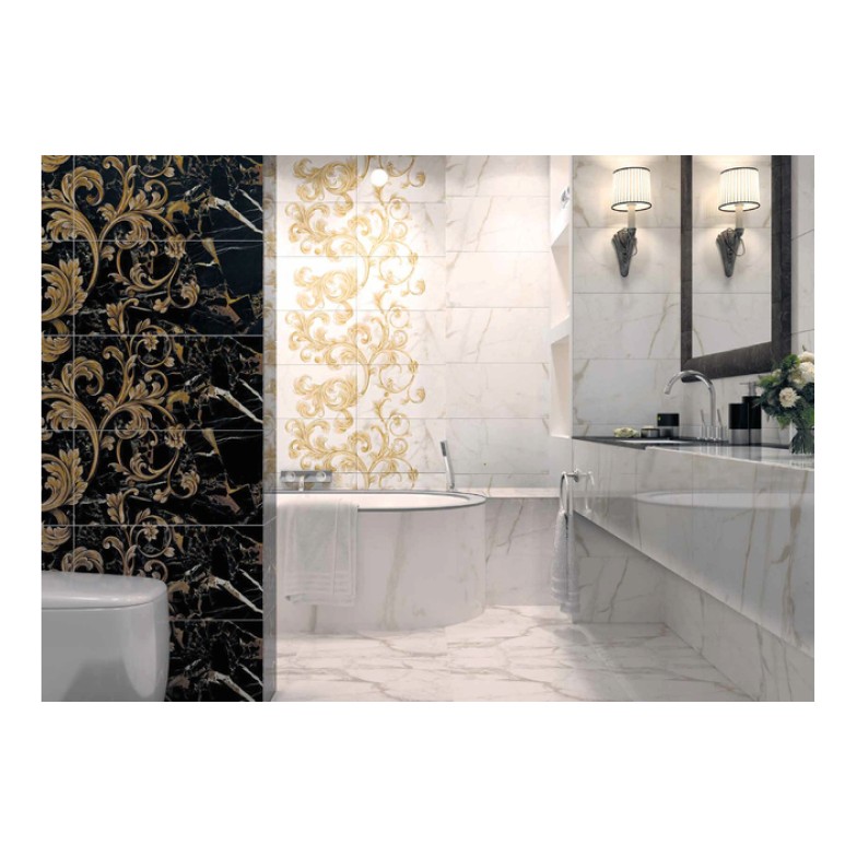 Декор Saint Laurent Decor №1 білий 300x600x9 Golden Tile