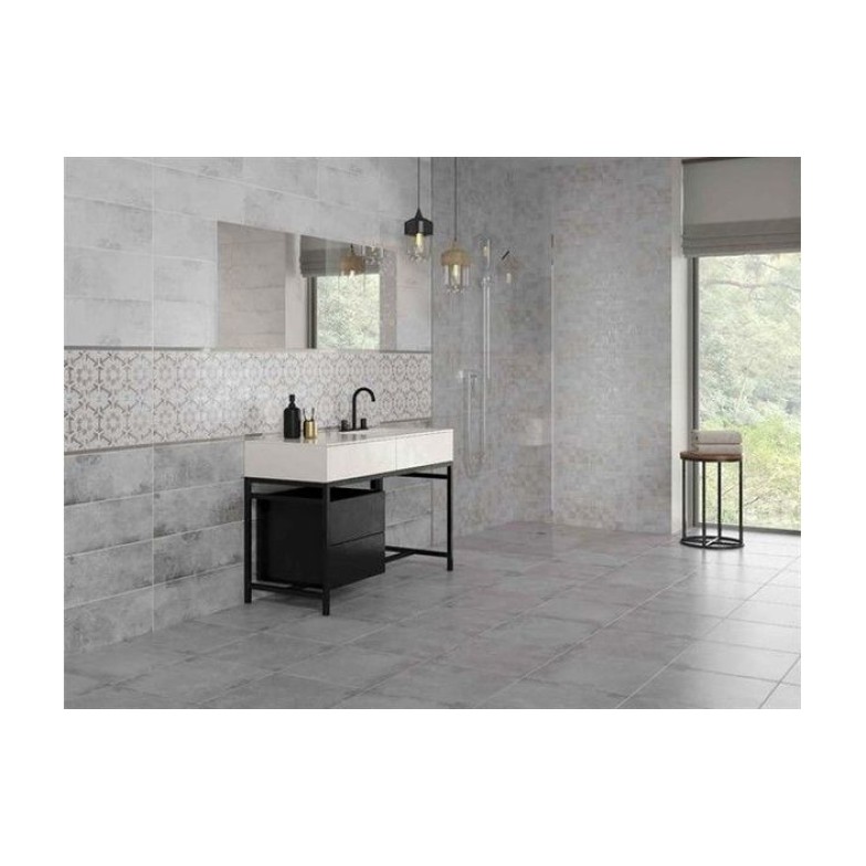 Плитка стінова Concrete Style Grey 200x600x8,5 Cersanit