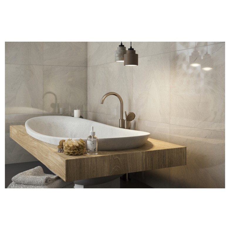 Плитка керамогранітна Rockstone Antracite RECT STR 598x598x9 Paradyz