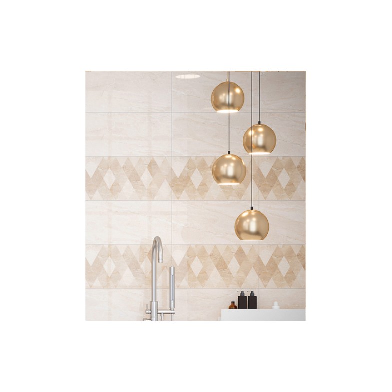 Плитка стінова Marmo Milano rhombus 300x600x9 Golden Tile