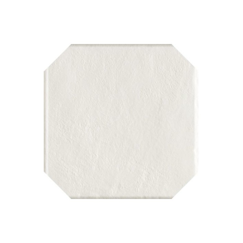 Плитка керамогранітна Modern Bianco Octagon STR 198x198x7,5 Paradyz