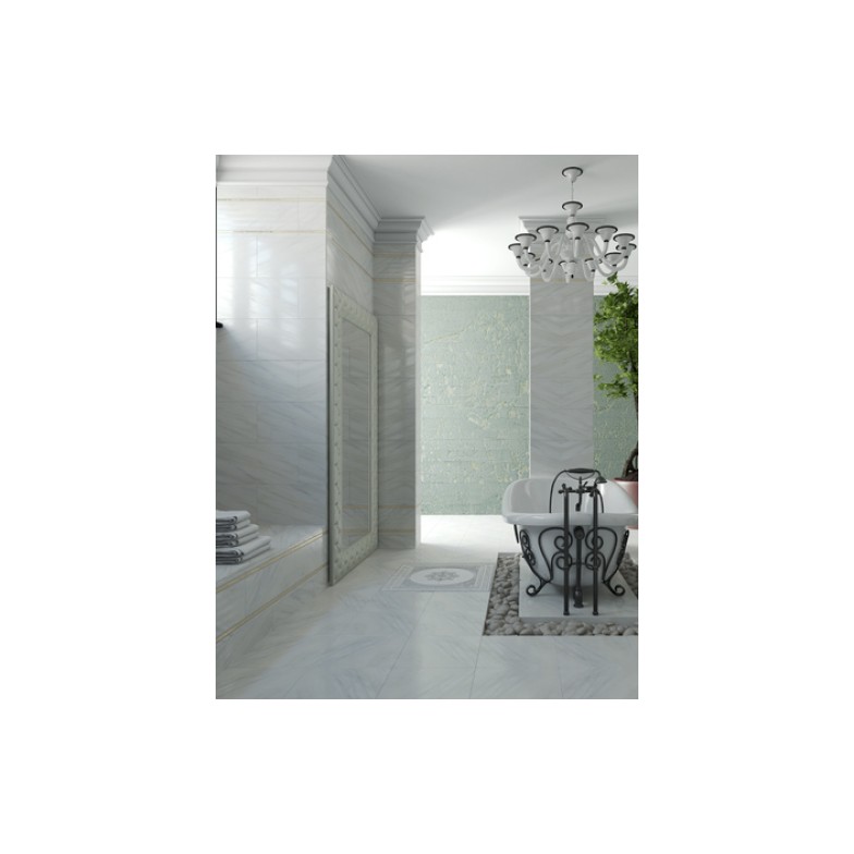 Плитка стінова Carrara білий 300x600x9 Golden Tile