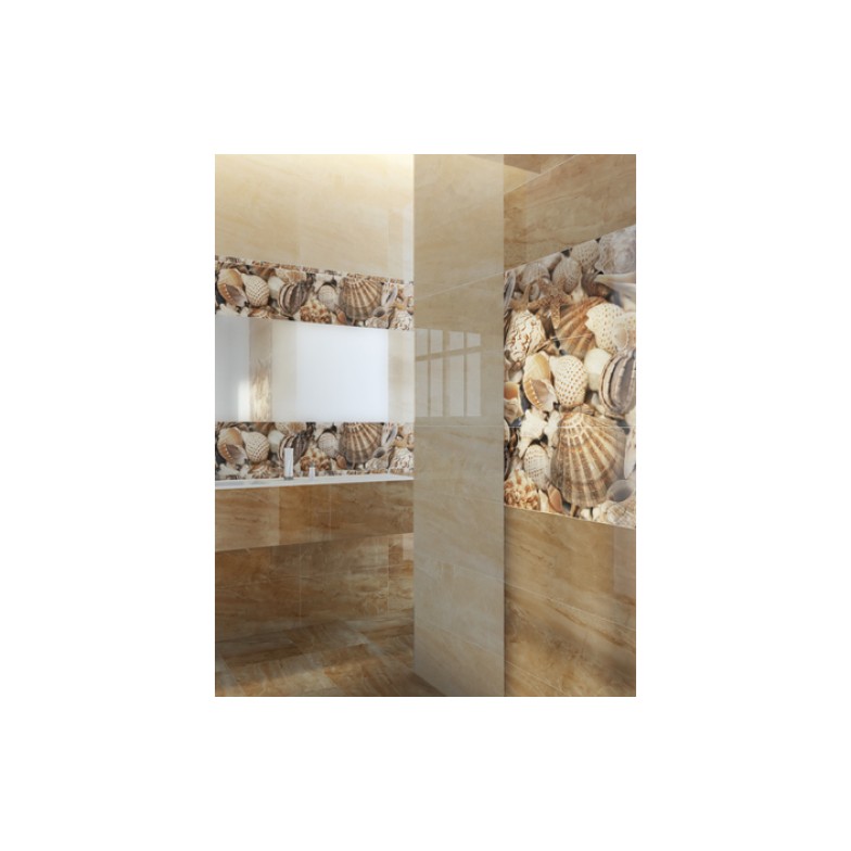 Фриз Sea Breeze Shells 30x600x9 Golden Tile