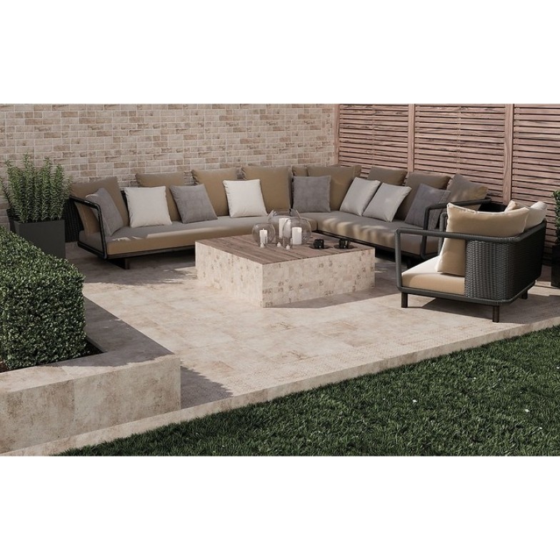 Плитка керамогранітна LUKAS BEIGE STR 298х598x9 Cersanit