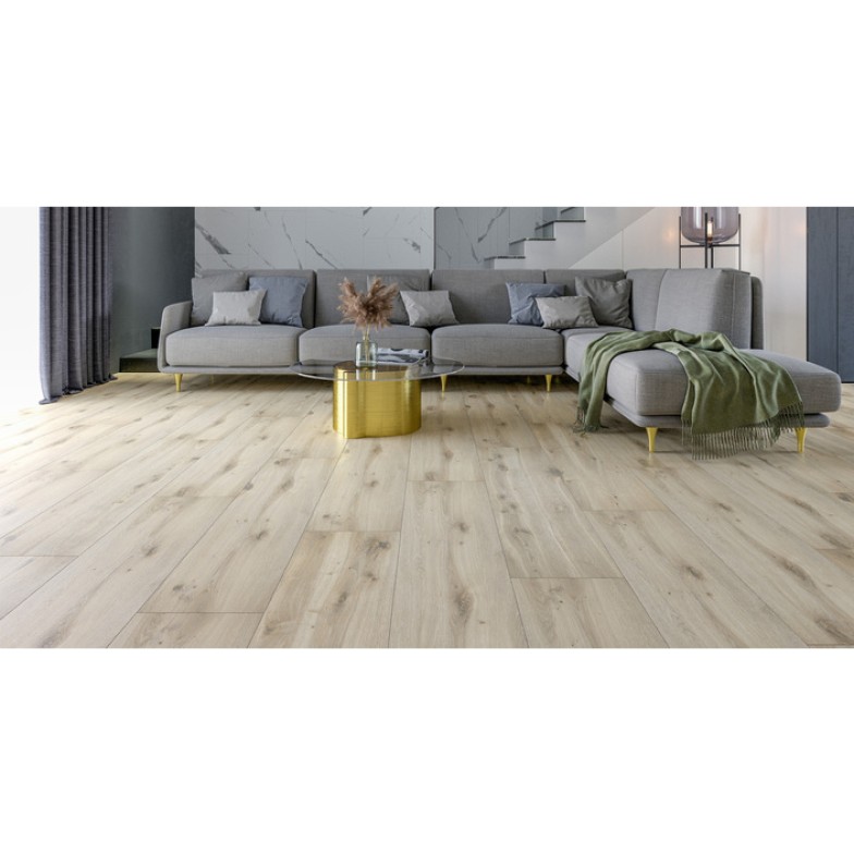 Плитка керамогранітна Stark Wood бежево-сірий RECT 300x1200x10 Golden Tile