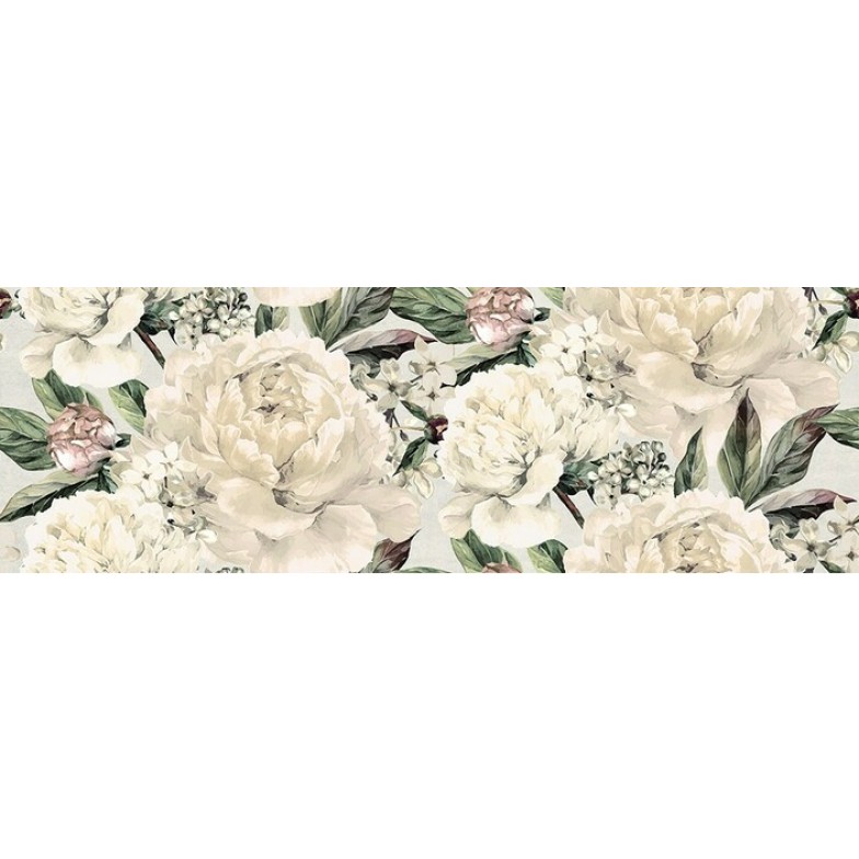 Плитка стінова Gracia White Flower SAT 200x600x8,5 Cersanit