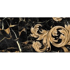 Декор Saint Laurent Decor №2 чорний 300x600x9 Golden Tile